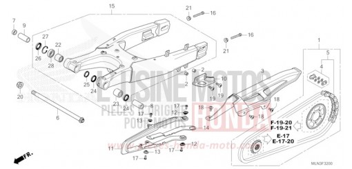 BRAS OSCILLANT CRF1100D3R de 2024
